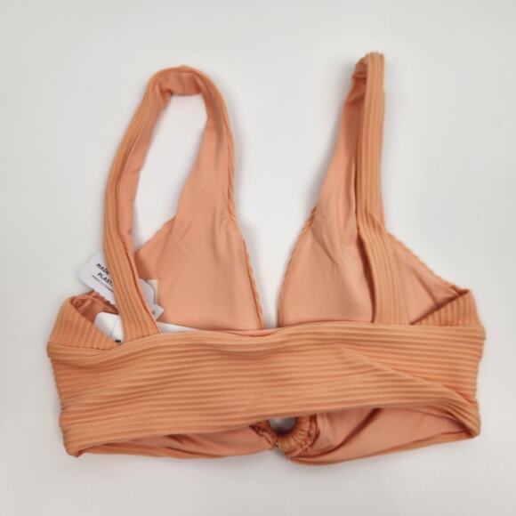 L*Space Fisher Bikini Top in Tangy Orange Size Small NWT - Picture 2 of 4